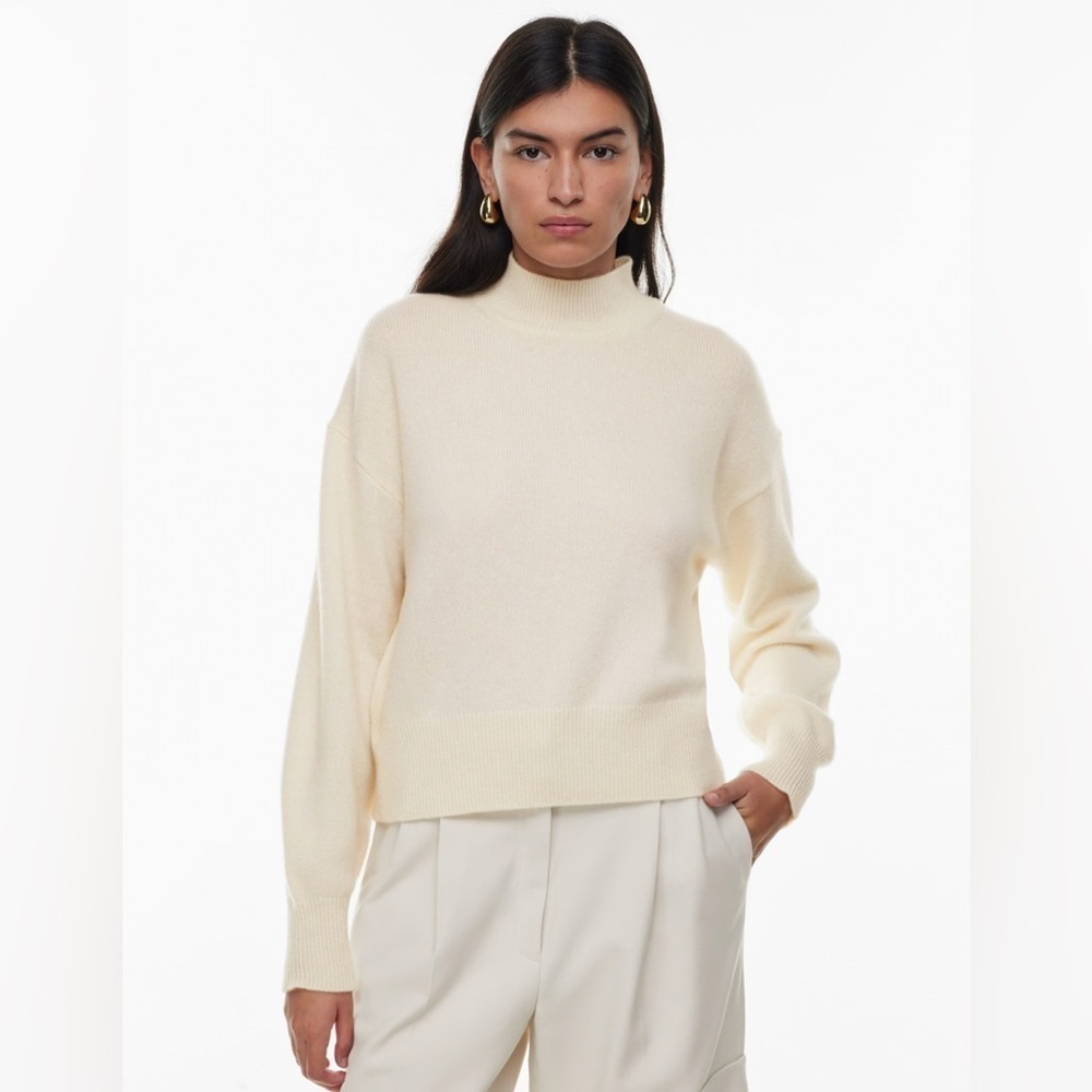 Aritzia Babaton Luxe Cashmere Kath Mockneck